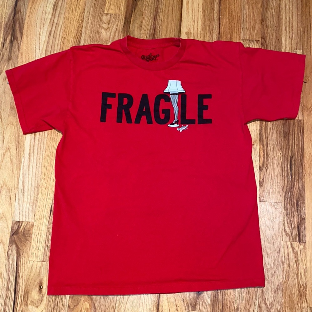 A Christmas Story T-shirt, Large “FRAGILE”